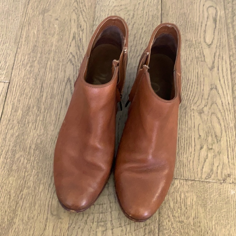 Sam Edelman Heeled brown leather Bootie size 8
